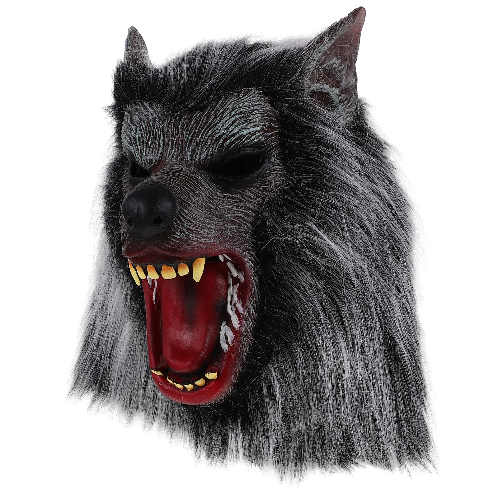 

Wolf Head Mask Halloween Costume Prop Creepy Full Face Mask for Cosplay Party Scary Decoration Adult Wearable Wolf