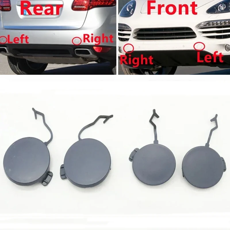 

1 пара внешних переднего или заднего бампера автомобиля, буксировочная проушина, крышка прицепа, декоративная крышка для Porsche Cayenne 92A 2011-2014