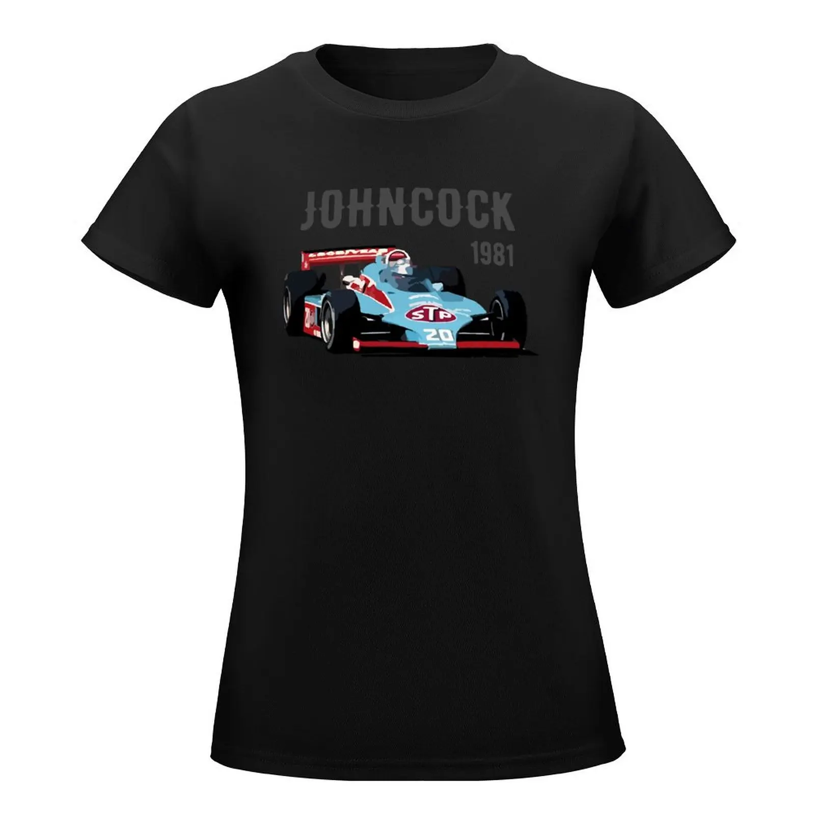 Gordon Johncock 1981 T-Shirt quick drying vintage clothes funny graphic t-shirts for Women