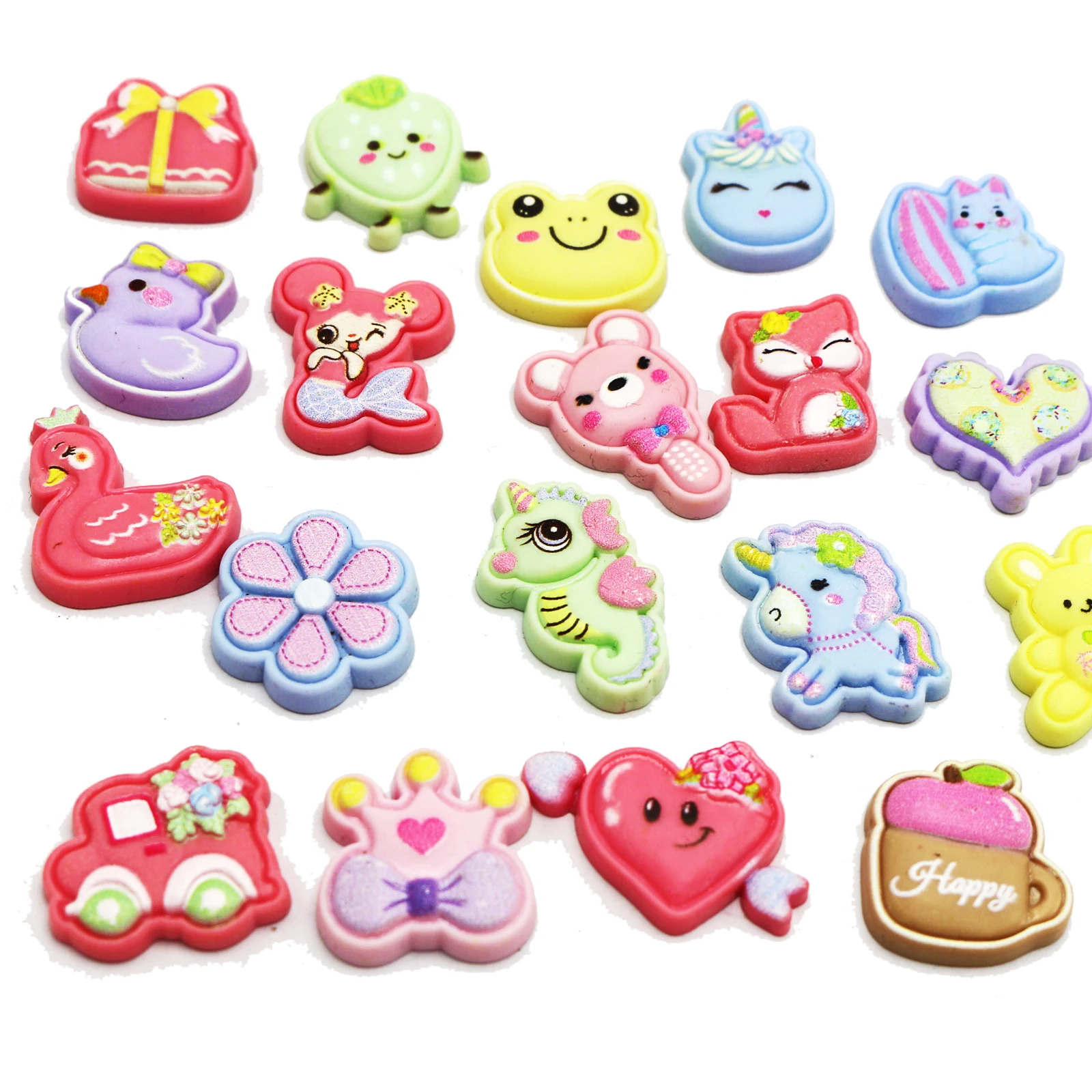 20 Mixed Color Flat…