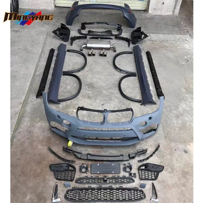 

X5m Car Bumpers Side Skirt Exhaust Pipe Body Kit 2013-2018 for BMW X5 F15