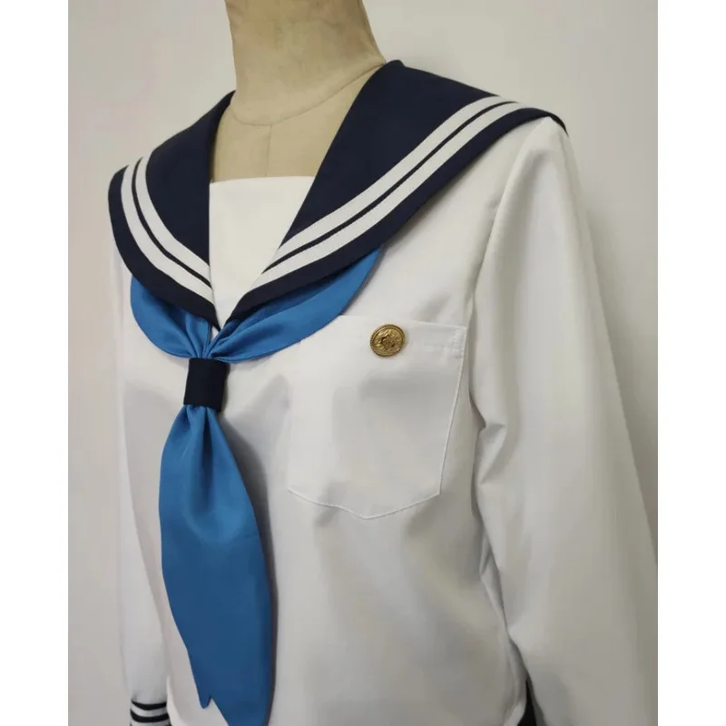 AIAI 2025Anime Eru Chitanda Girl Summer School Cloth Uniform Cosplay Costume Customized
