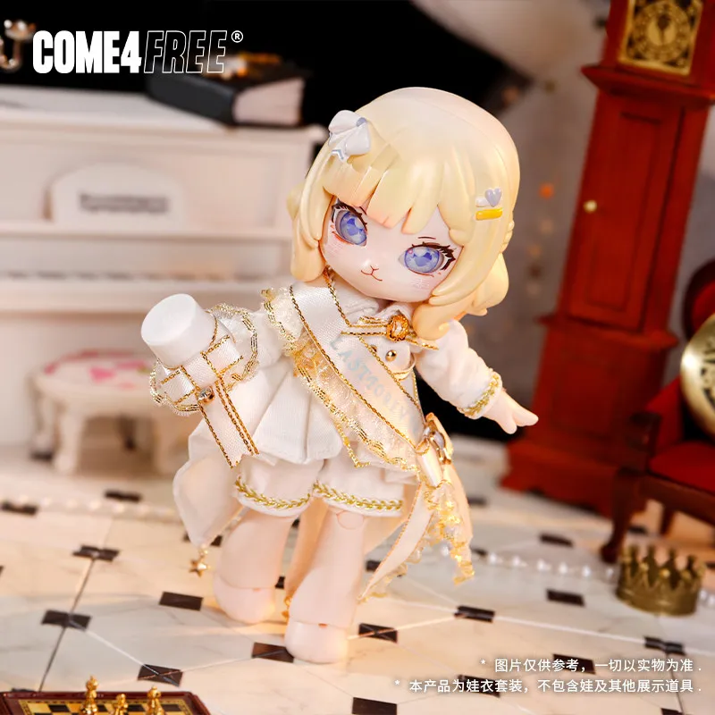 

BJD Doll Clothes for OB11 COME4FREE White Knight Daily Wear Full Set Doll Wardrobe Clothing Outfit