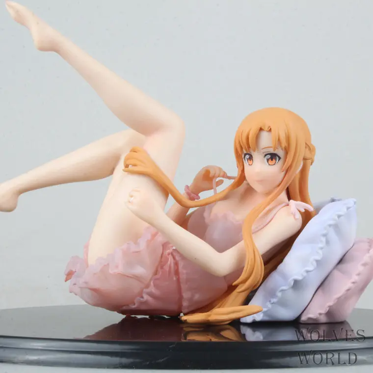 Figurine de dessin animé Sword Art Online Yuuki Asuna Water Spirit, 23cm, Statue modèle, Collection de Fans, jouet d'ornement de décoration de bureau