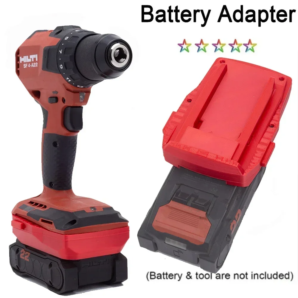 Bateria Conversor Adaptador para Hilti 22v Nuron B2255 Bateria de Lítio para Hilti B222.6 Li-ion Power Tool Acessórios