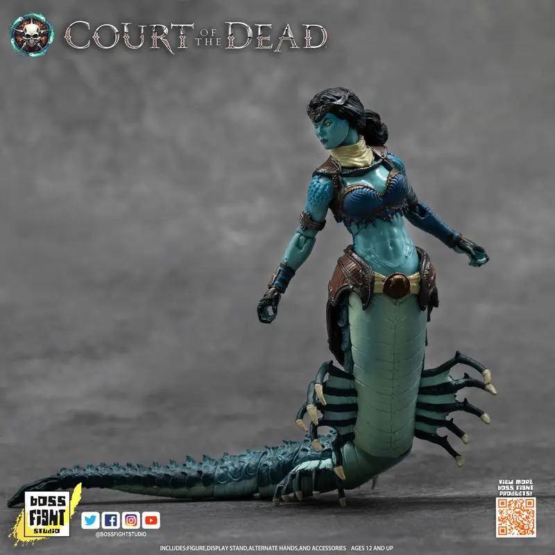 本物のボスファイトスタジオ 3.75インチ コート・オブ・ザ・デッド シリーズ2 ネクロナイト ソウルヘイバー スケルトン 可動式アクションフィギュアモデル