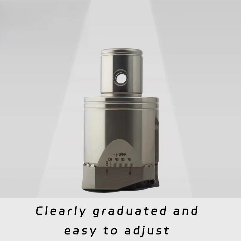 RBA RBH التشطيب مملة رئيس فهرسة الحفر المزدوج مملة رئيس آلة طحن عالية الدقة قابل للتعديل مملة الرأس #6