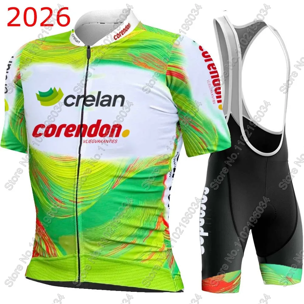 الأوروبي 2026 كريلان كورندون فريق الدراجات جيرسي مجموعة دراجة Cyclocross الملابس الطريق دراجة قمصان دعوى دراجة مريلة السراويل الجبلية