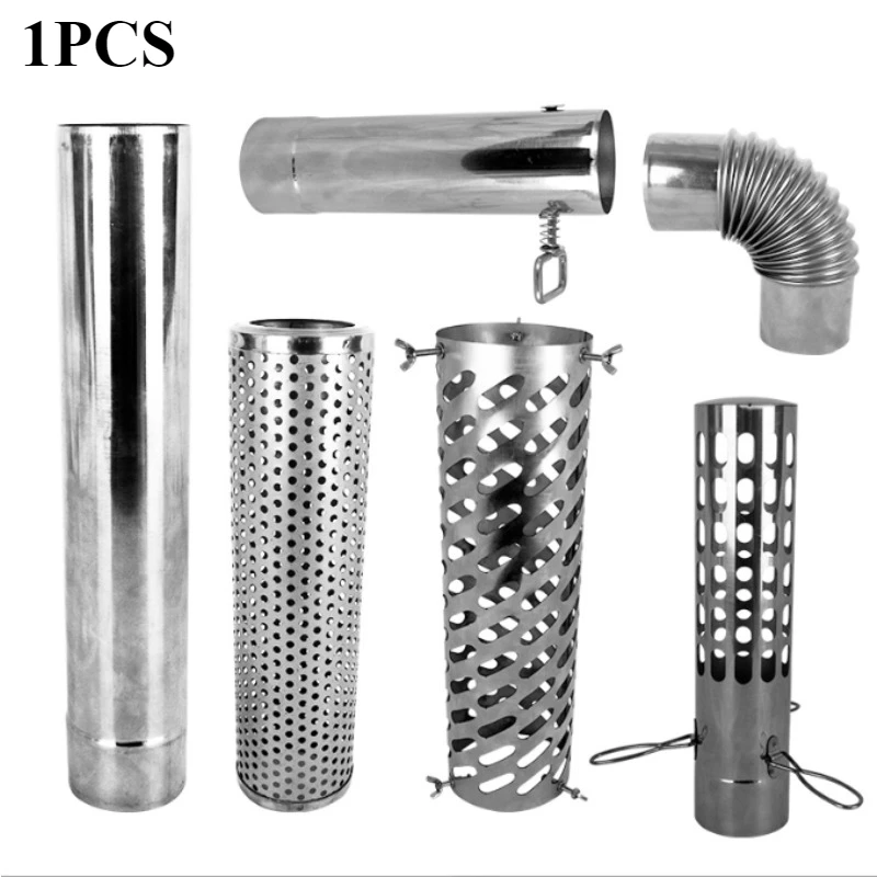 Piezas de chimenea para estufa de tienda de campaña, accesorio portátil para estufa de leña, tubo de chimenea de 60mm