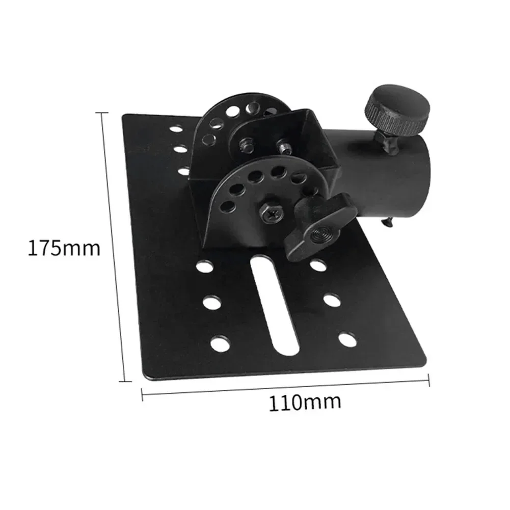 Rotatable 35mm Metal Mount Tripod Pole DJ Speaker Stand Adapter Top Cap Mounting Base        Tripod Pole Parts