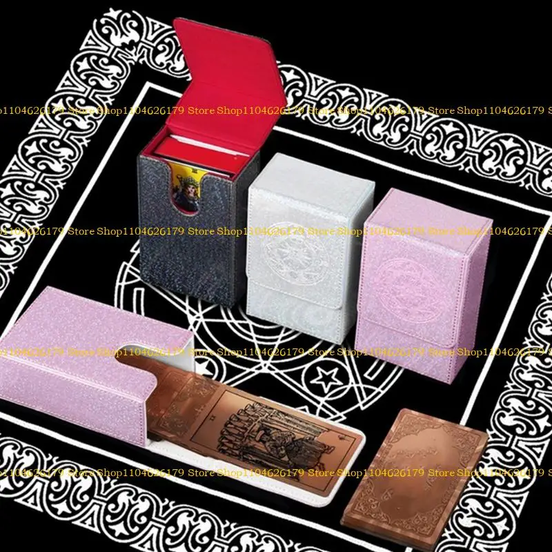 

A1A2 Tarots Card Storage Box Case Game Deck Holder Divination Storage Box Enduring