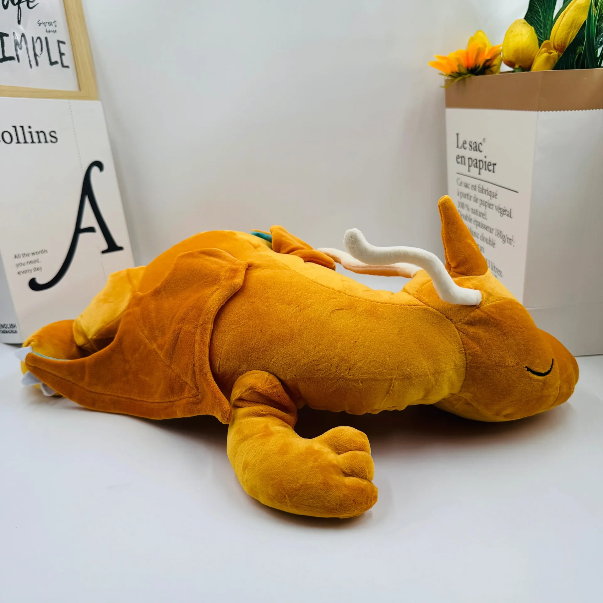 

Горячая плюшевая игрушка Dragonite, аниме, мягкая кукла для детей, рождественские подарки