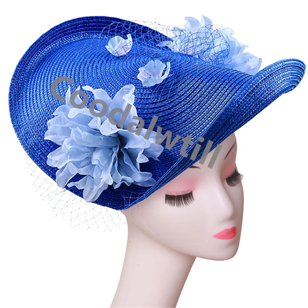 

Модная сетчатая шляпа с перьями, аксессуары, изысканный элегантный головной убор невесты, милая свадебная вуаль, шляпа-чародеи для женщин