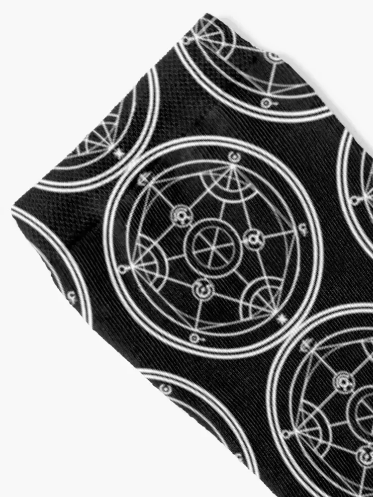 Fullmetal Alchemist : transmutation circle Socks luxury Antiskid soccer hockey with print Mens Socks Women's