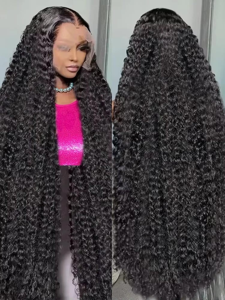 250 الكثافة 30 40 بوصة HD موجة عميقة 13x6 مجعد الدانتيل الجبهة باروكة من شعر طبيعي الرطب متموج موجة المياه الدانتيل الباروكات الأمامية للنساء السود