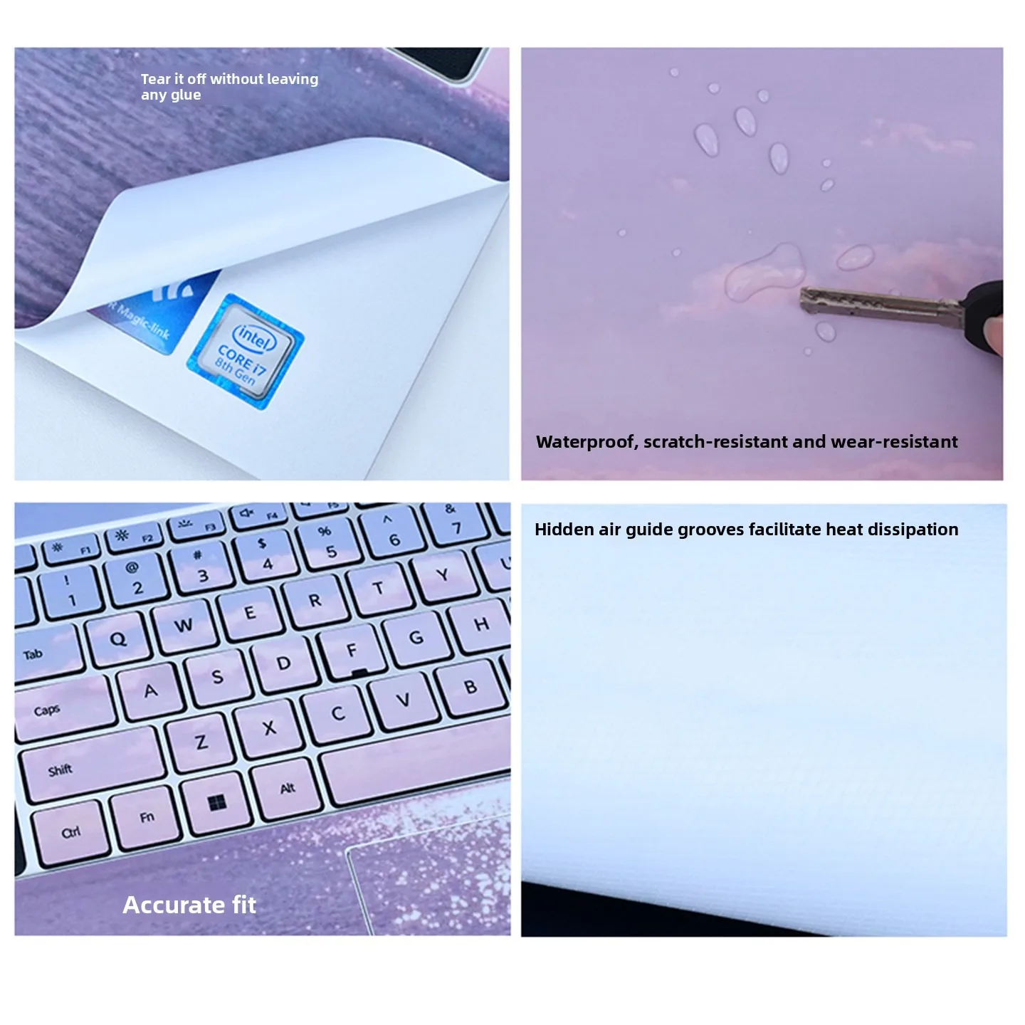 For Alienware 18 Area-51/16X Aurora laptop body film M18 R2/R1 skin shell film X16/M17/M15 R7/R6/R5 uncut vinyl protective film