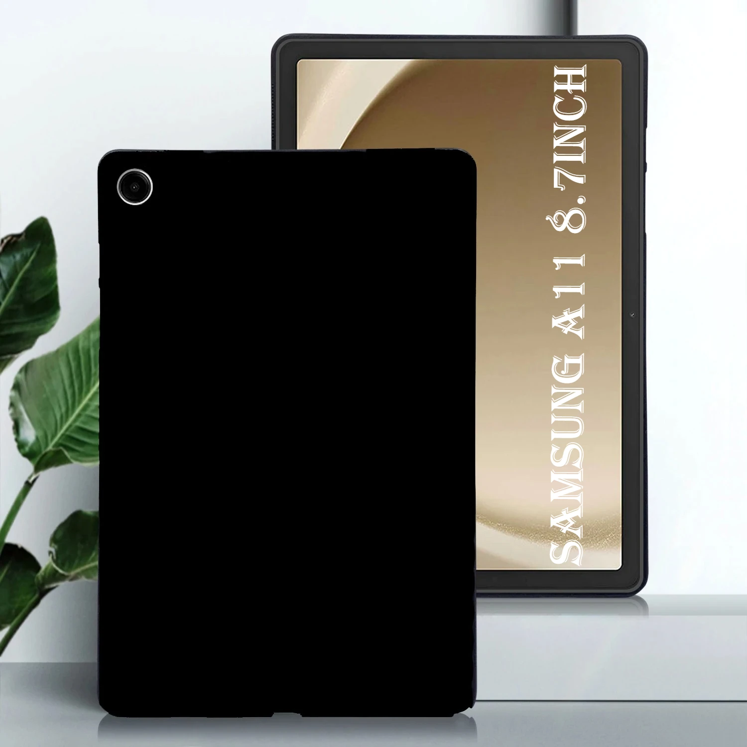 

New Silicone Tablet Case for 2025 Samsung Galaxy Tab A11 A9 8.7 Plus A8 X200 A7Lite S7+ S9 S10 FE Plus 13.1 Soft TPU Black Shell