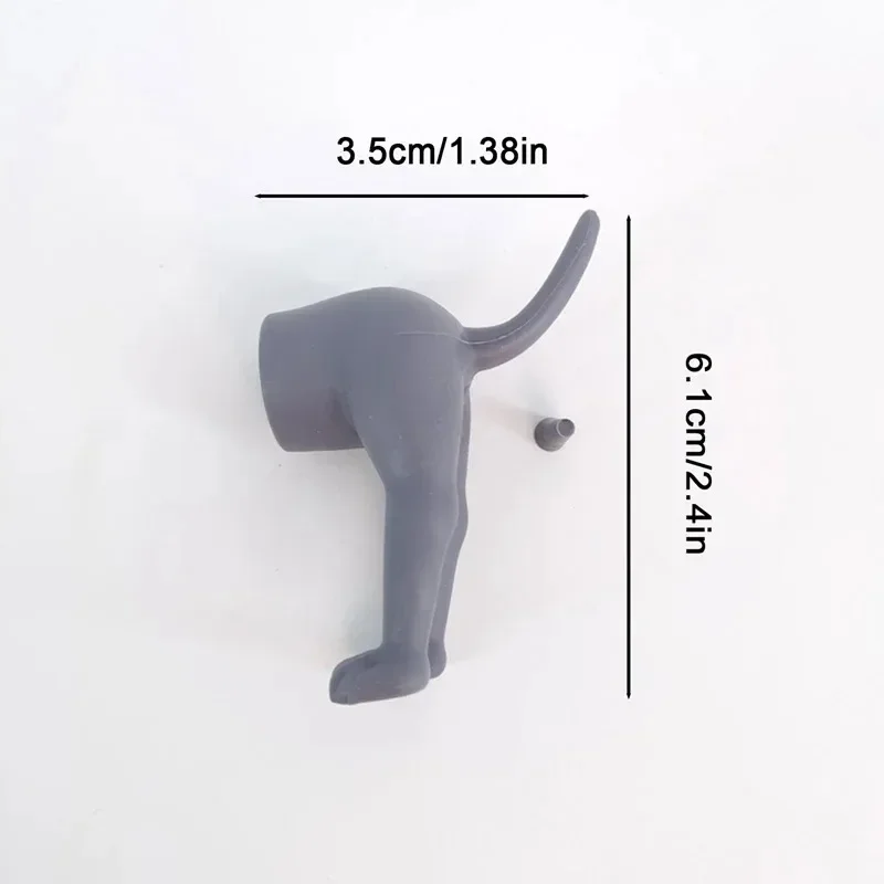 الإبداعية معجون الأسنان عصارة التبرز الكلب بعقب معجون الأسنان غطاء حامل موزع للمنزل اكسسوارات الحمام مضحك المزحة هدية #3