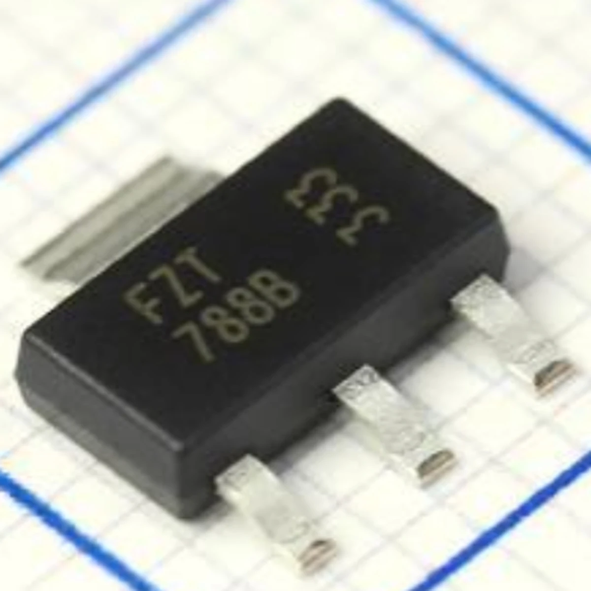 10PCS original FZT788B transistor BJT 2W 15V 3A PNP SOT-223: FZT788BTA