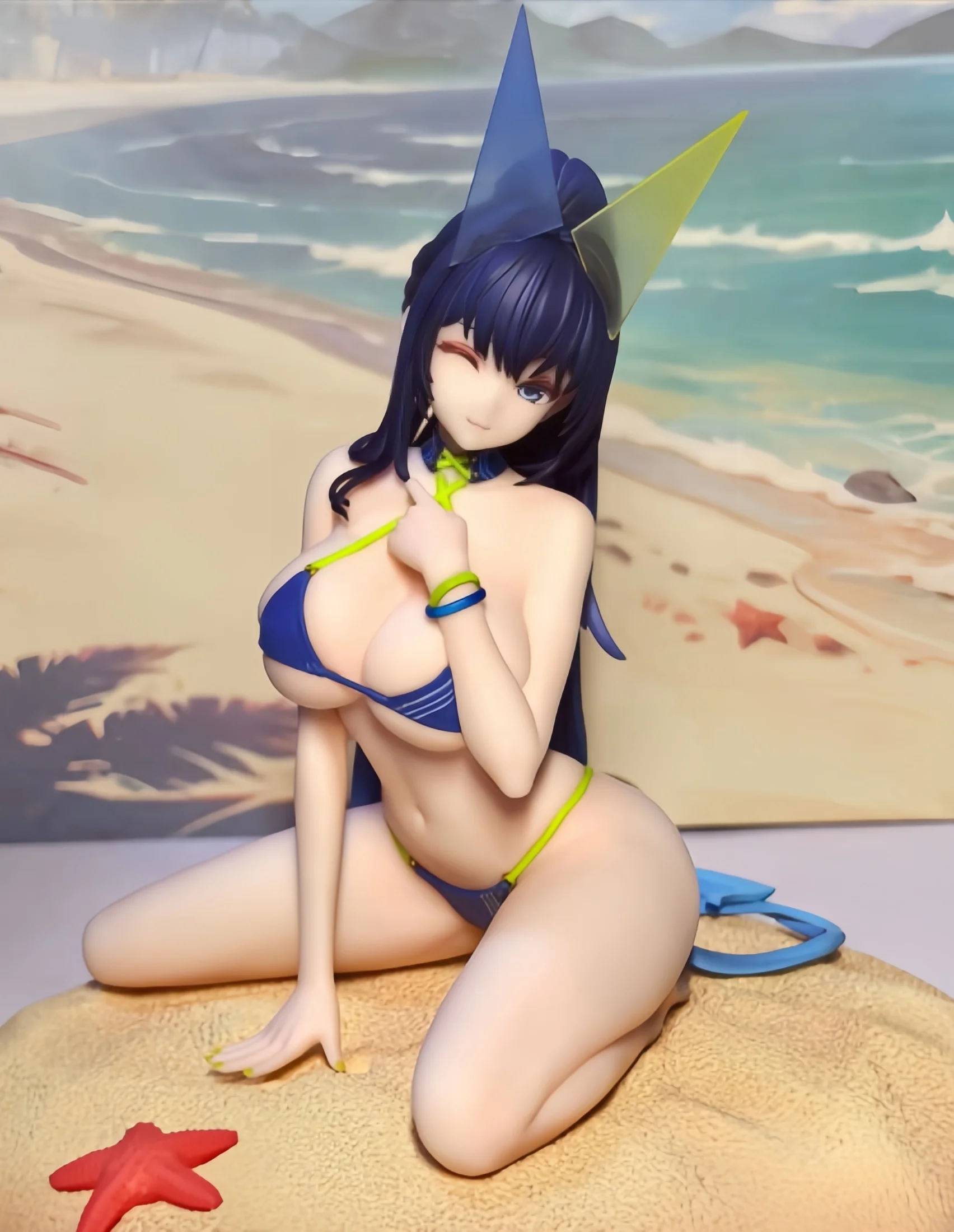 

New Myethos Blue Route Gift+Series Leisure Garden Summer Leisure 1/8 Model Toys For Gifts