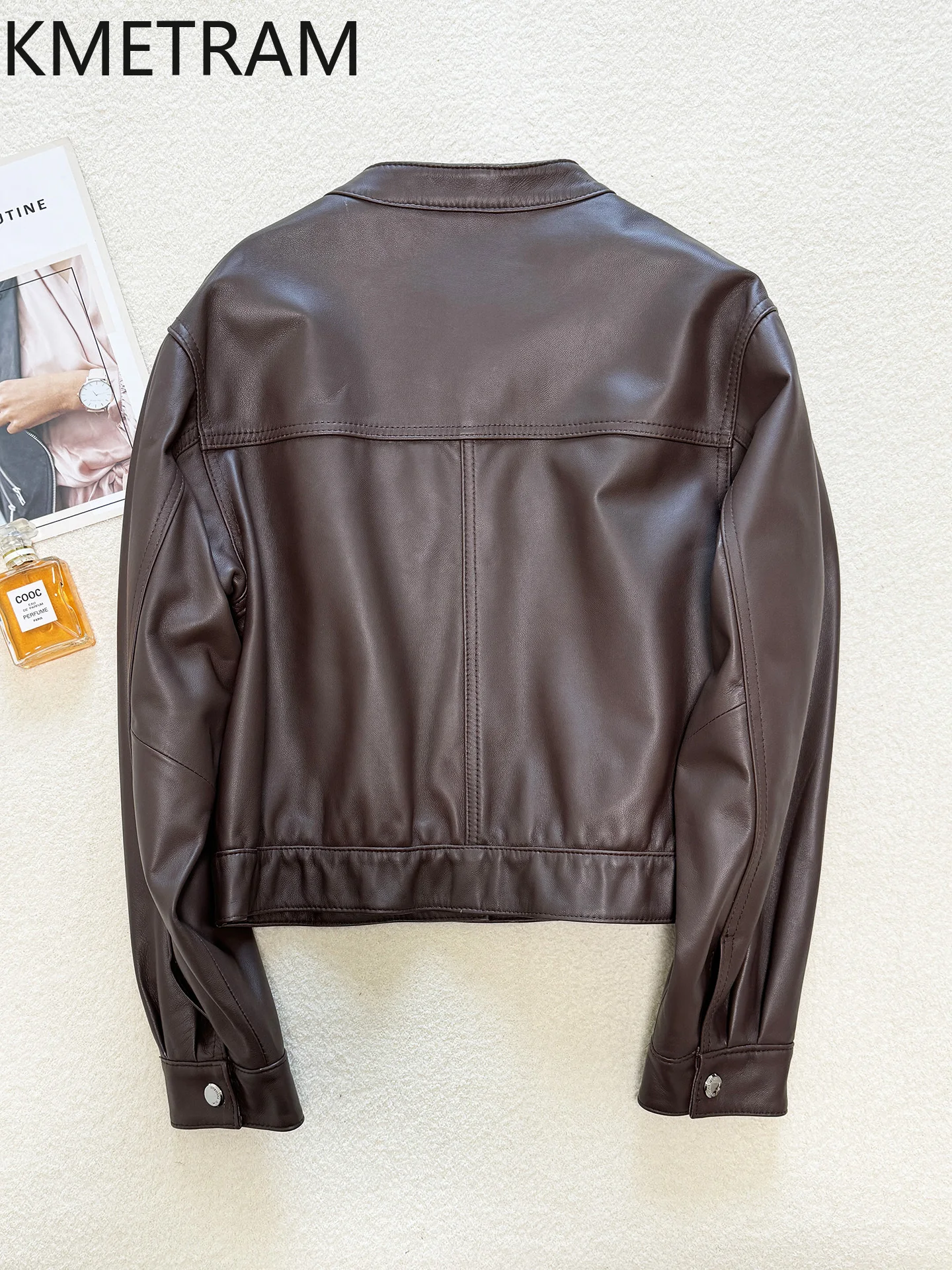 100% Top Layer Sheepskin Jackets Woman Fashion Short Real Leather Jacket New in Outerwears Fall Clothes 2025 Women veste femme