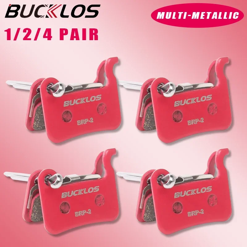 

BUCKLOS Multi-Metallic Bicycle Brake Pads for SHIMANO M06 M06S M07 M07S A01S Bike Disc Brake Pad Hydrauli