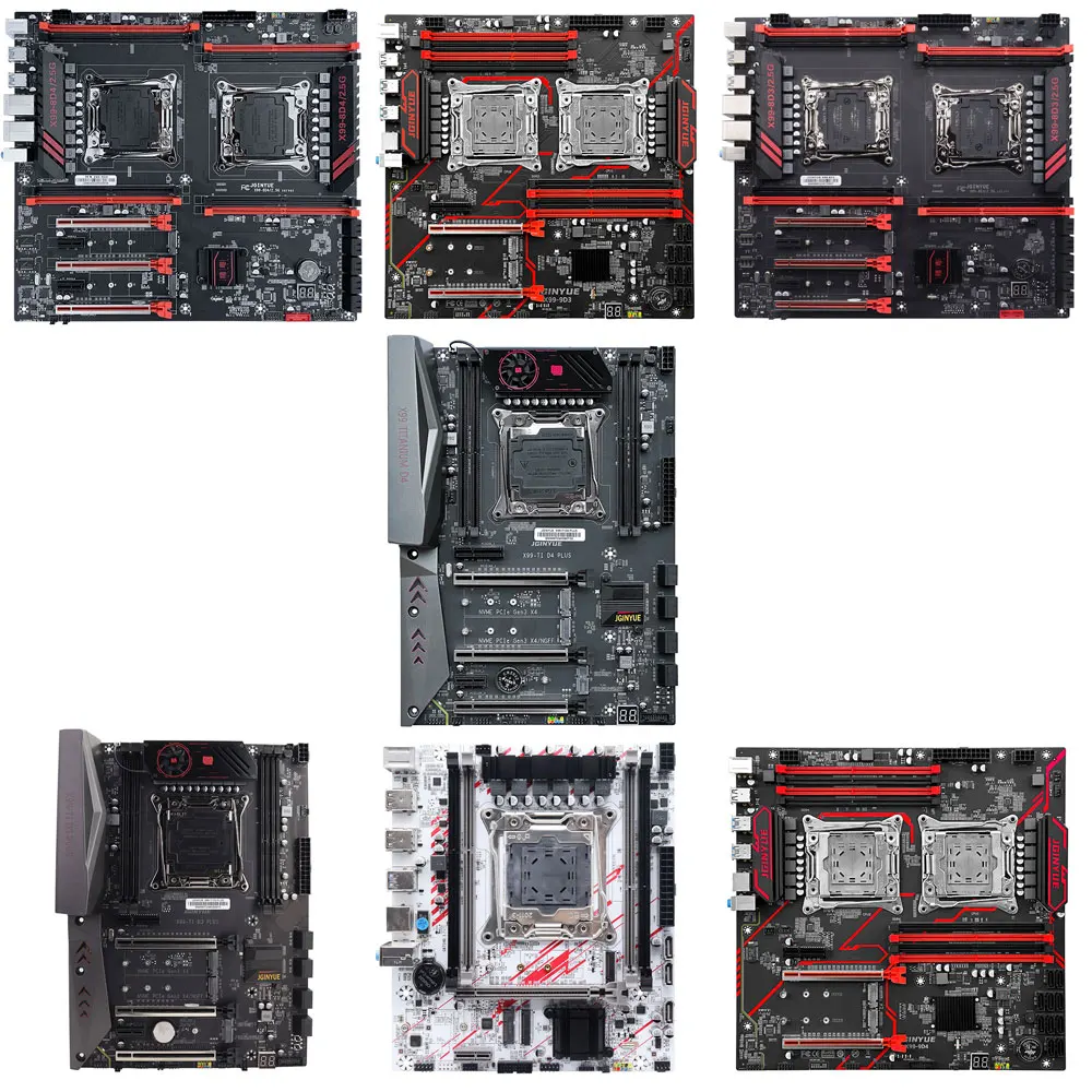 

X99 Series PC Computer Motherboard 7Types Supports INTEL LGA2011-3 PIN Series Processor Motherboard For Office Home Using
