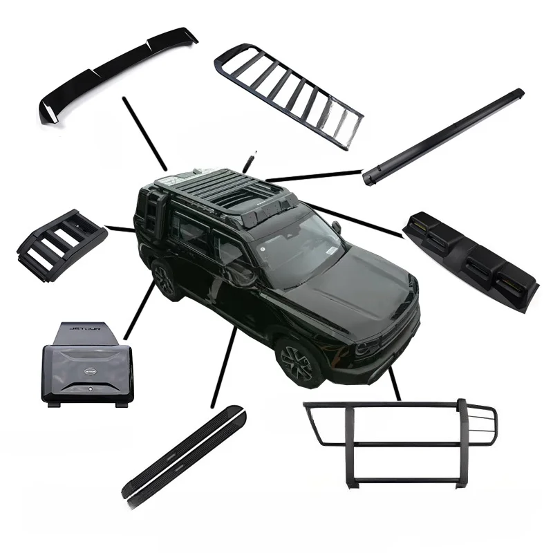 

Bj40 Racks Universal Car Ladder Magnet Side Storage Box Off-Road/Suv Roof Rack For Baic Bj40 Accessories