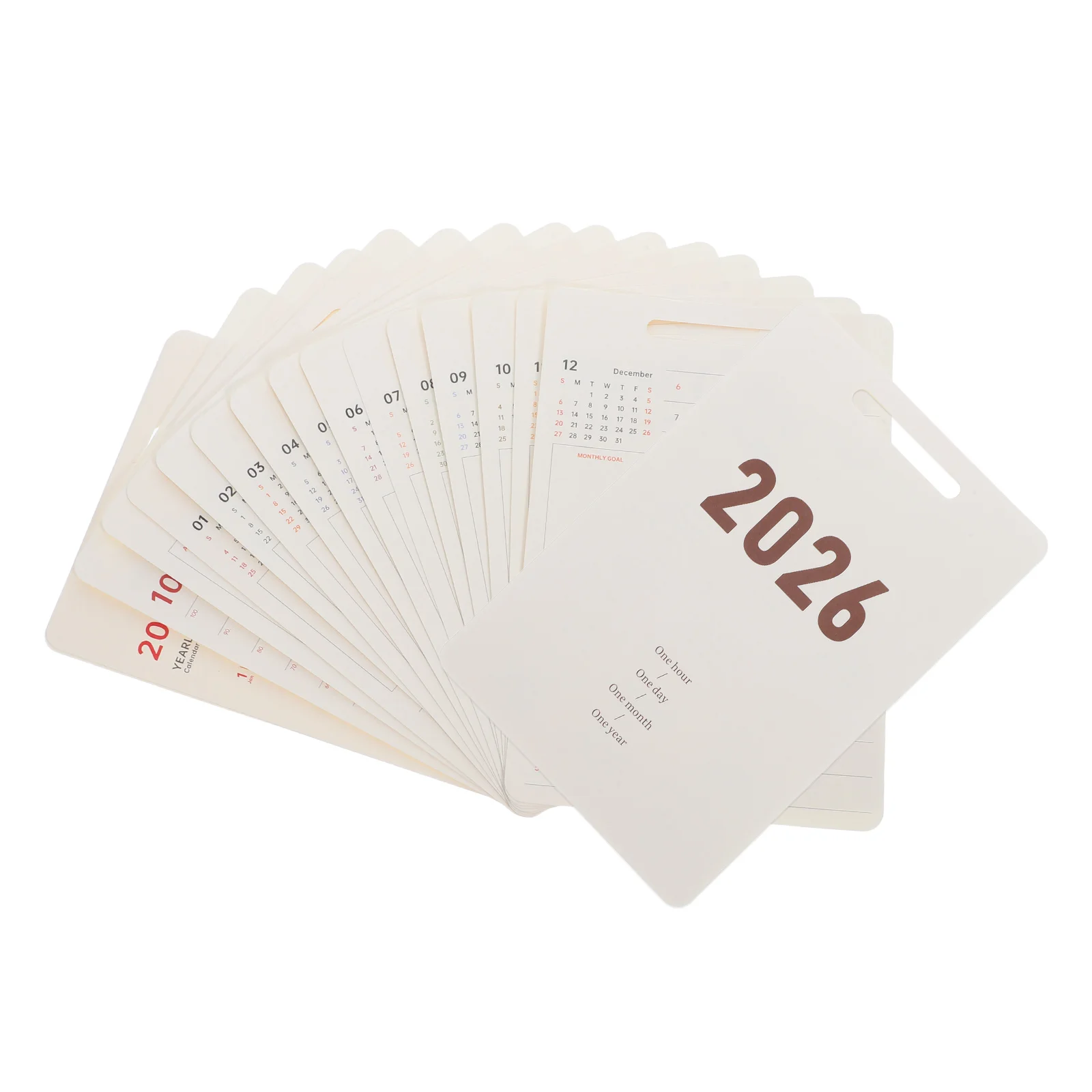 

1 комплект, ежедневный настольный календарь, креативный настольный органайзер, листы-планировщики, плотная бумага, круглые офисные аксессуары