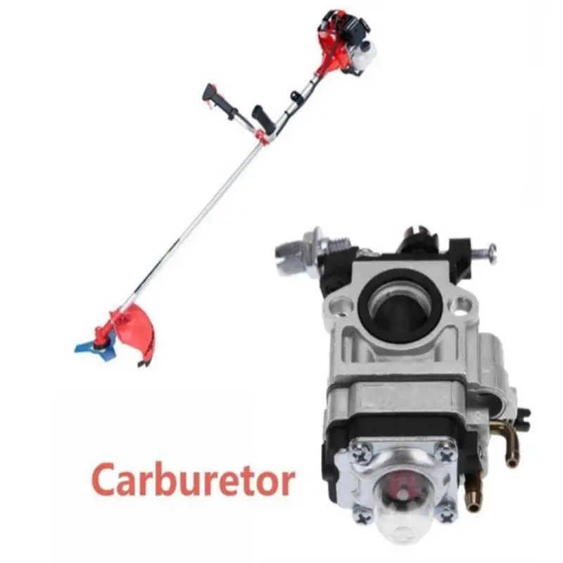 10mm Carburetor Kit for Brushcutter 43cc 49cc 52cc Strimmer Cutter Chainsaw