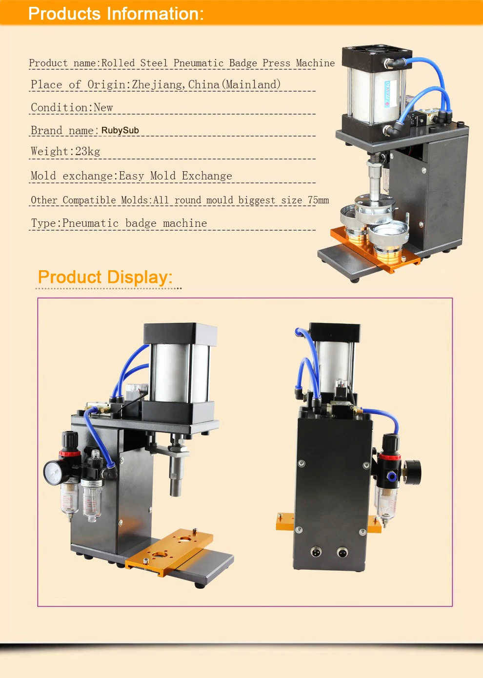 High Quality Plastic and Metal Mold Free Automatic Buckle Making Machine