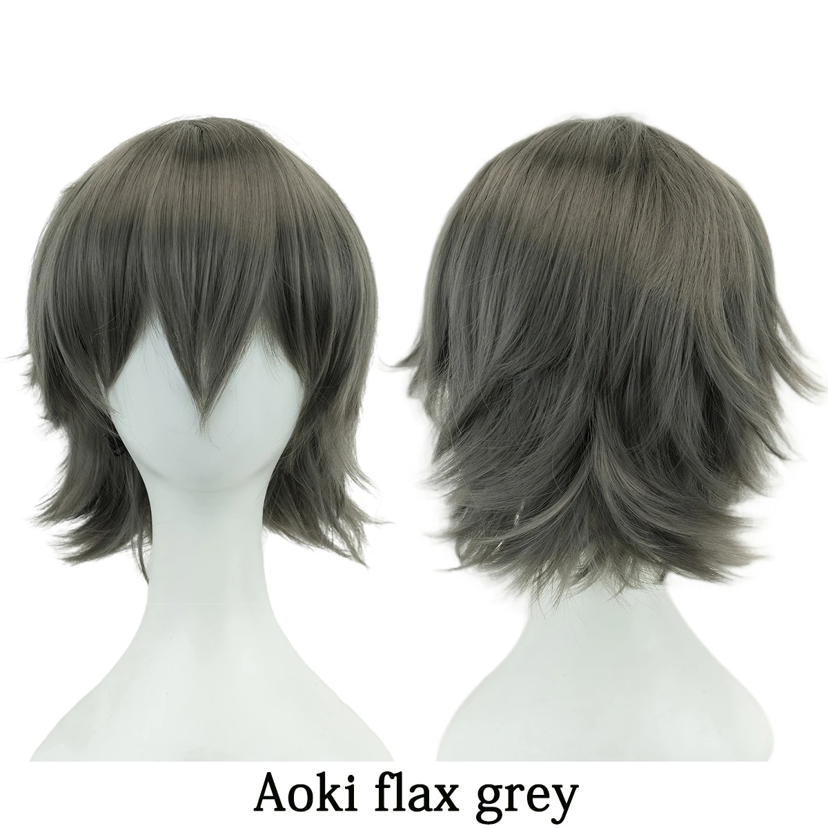 Clearance Sale: 10-Inch Cosplay Synthetic Hair For Both Men And Women Suitable For Anime, Games, And Halloween Party Lolita Wigs