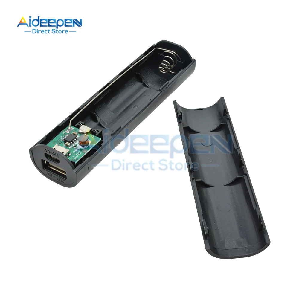 1 * 18650 Чехол для аккумулятора с 1 USB-портами, свободная сварка, держатель для аккумулятора «сделай сам», коробка для хранения, зарядка телефона, аварийное использование