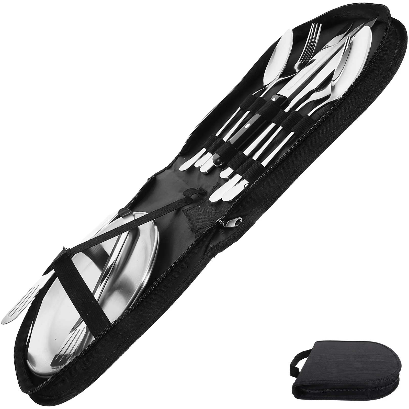 

1 Set Stainless Steel Cutlery Set Exquisite Flatware Tableware Kit For Home Restaurant Outdoor Camping Bbq Party Portable Camp