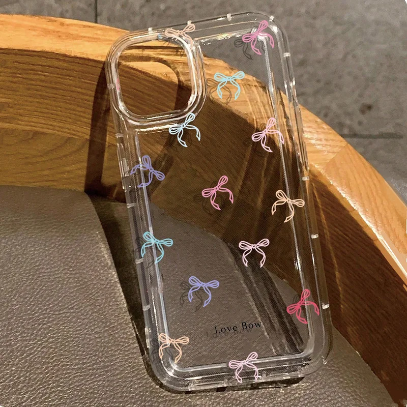 Colorful Bow Print Phone Case for Samsung Galaxy A55 A35 A05S A15 A54 A34 A24 A14 A05 A04 A13 A73 A53 A33 A23 4G 5G Back Cover