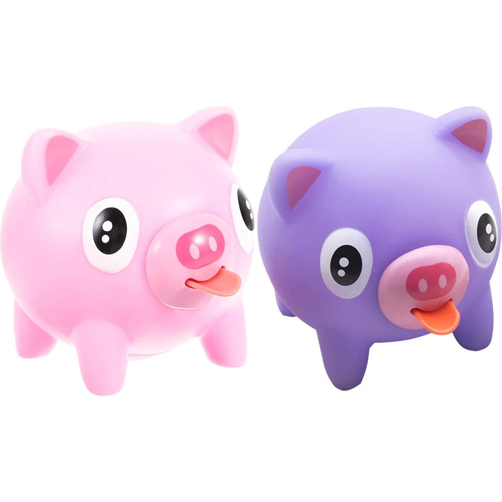 2 قطعة الحيوان لطيف الضغط اللسان خارج الجدة بسط الضغط مكتب عمل حزب الحسنات اللسان خارج لعبة الضغط