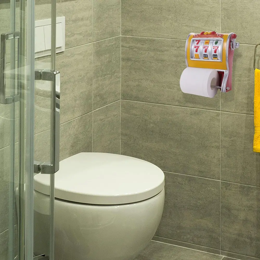 

Ретро слот для машины, держатель для туалетной бумаги, забавный подвесной настенный держатель для бумаги, креативная декоративная полка для салфеток, ванная комната