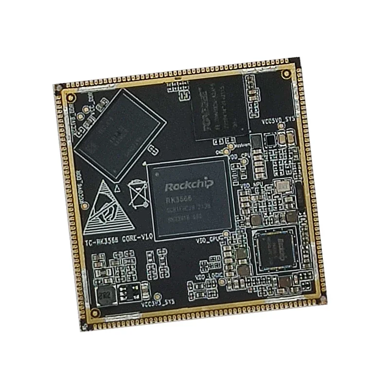 Gigabit Ethernet Rockchip 3566 SOM Module Support Android Or Linux System Used For Audio HMI