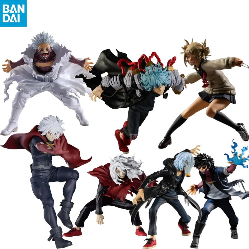 In Magazzino Originale Genuino Bandai My Hero Academia Il Dvil Cattivi Toga Himiko Tomura Shigaraki Dabi Pvc Figura Modello Giocattolo Regalo