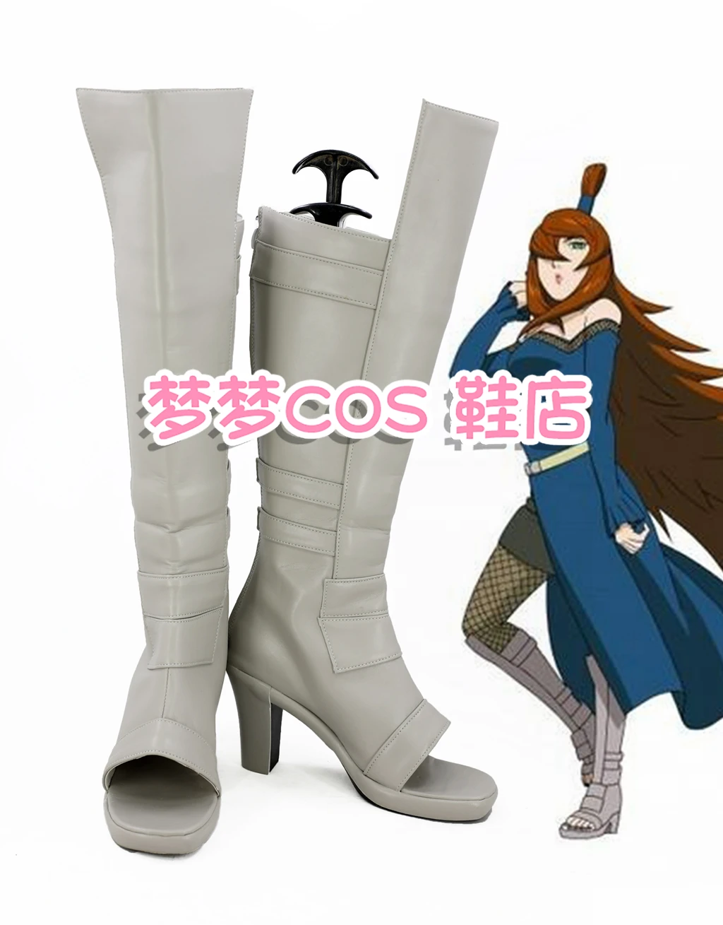 

Аниме Terumi Mei обувь для косплея сапоги Хэллоуин костюм аксессуары реквизит