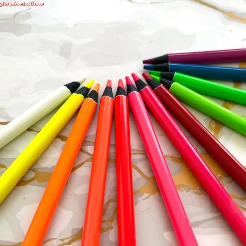 

E8BA 12Pieces 12 Color Colorful Drawing Pencils, Coloring Pencil for Kid Drawing