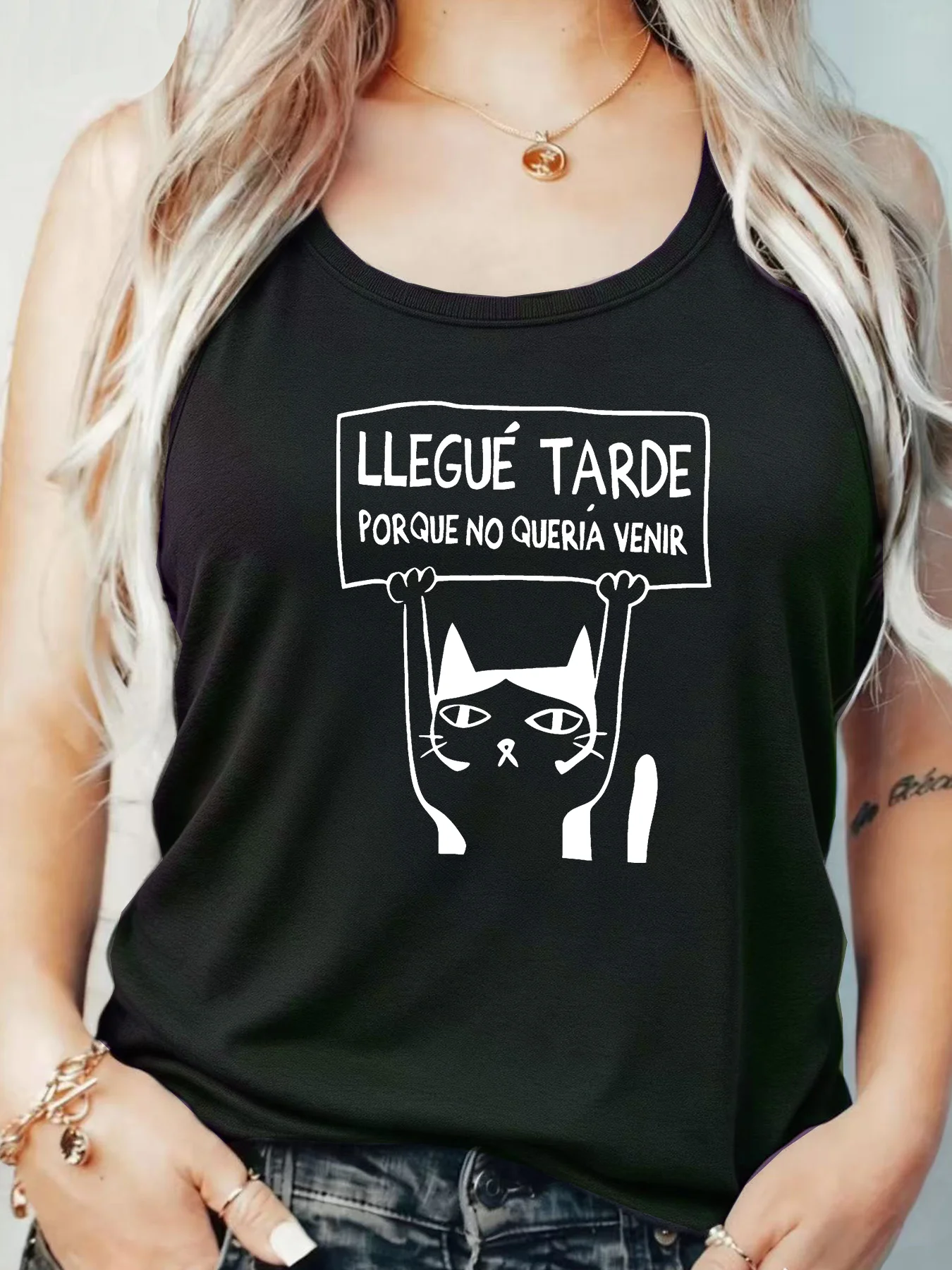 

Loose Fit Printed Pocket T-Shirt for Women with Ribbed Collar round Neck 1-8XL plus Size Comfortable Casual Vest
