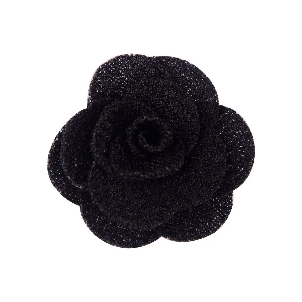 20PCS New Mesh Mesh Rose Flower 9 Colors 30mm Applique for DIY Soft Sewing Patches Clothes Hair Hat Shoes