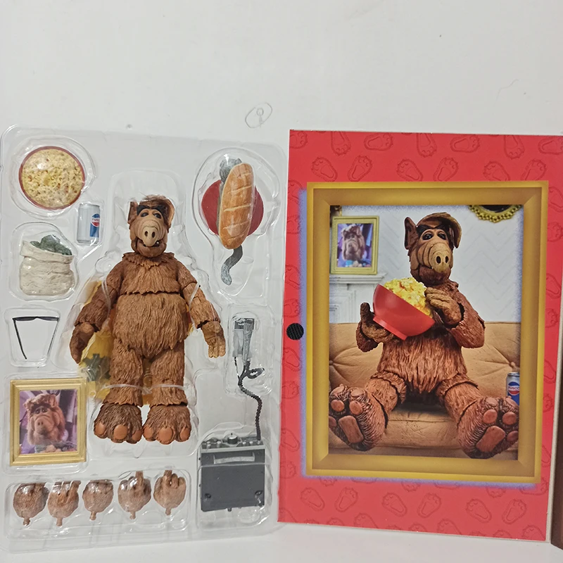 NECA Figure Ultimate Alien Life Form ALF Action Figure Oh Look! Someone With Taste Joint Movable Doll Birthday Present Toys