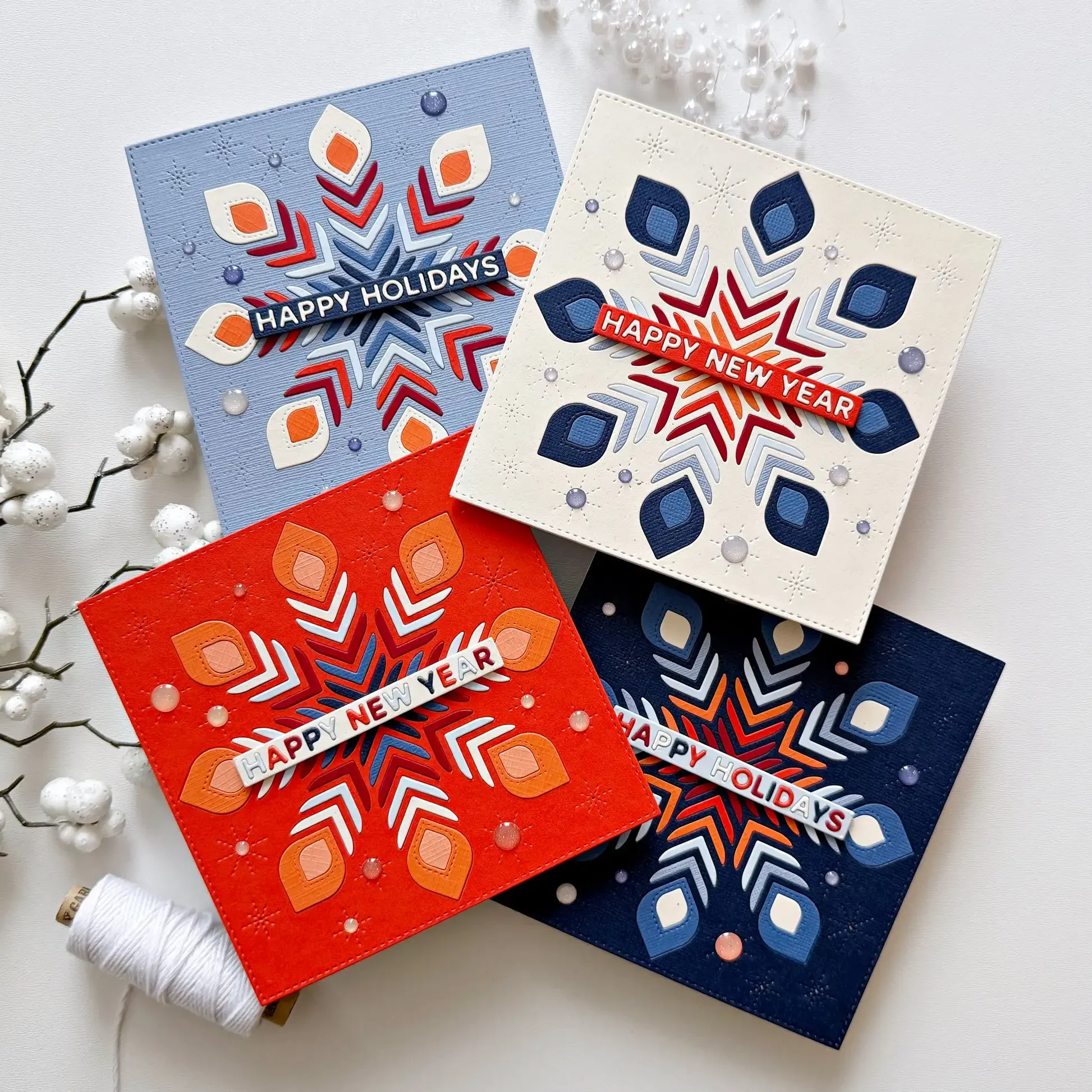 2025 شجرة عيد الميلاد البونسيتة ندفة الثلج ستار خلفية المعادن قطع يموت DIY بها بنفسك صنع كرت هدية سجل القصاصات تنقش الحرفية #4