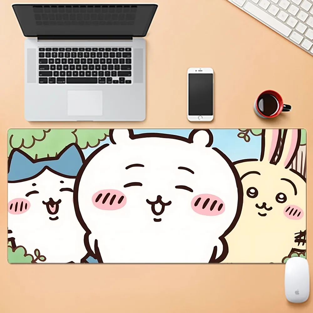 C-ChiikawaS Kawaii Mousepad Mousepad New Arrivals Large Gaming Mousepad L XL XXL Gamer Mouse Pad Size For Keyboards Mat