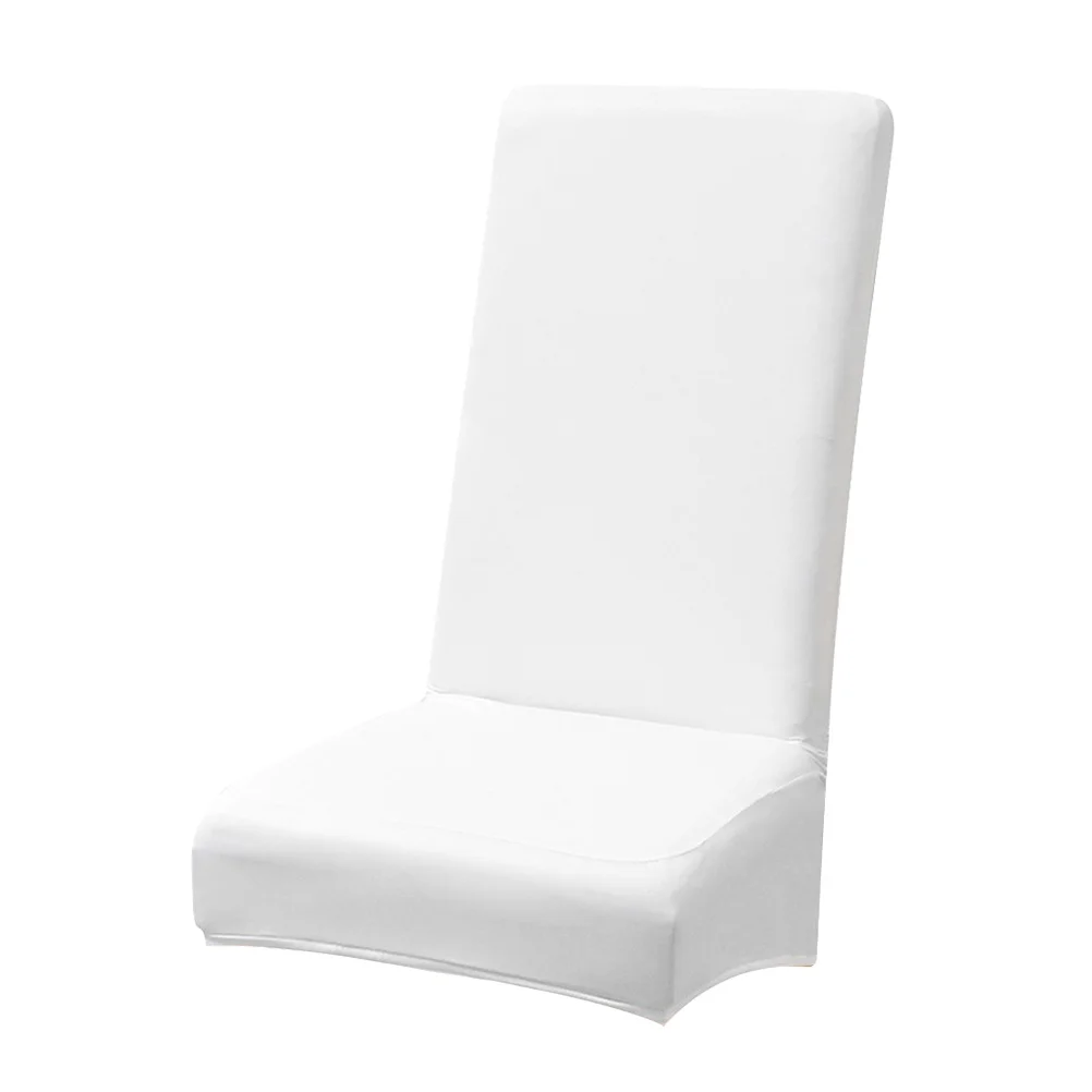 

Slipcover Chair Protector Black Covers Elastic for Living Room White Pu Fitted