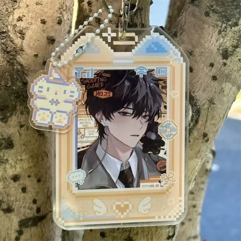 猫カードカバーアクリル高美容収納キャンパス学生食事カードバス ID 保護カバーペンダント