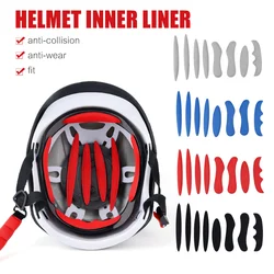 Universal Helmet Inner Padding Foam Mesh Pads Kit Sealed Red Sponge for Motorcycle Bicycle Outdoor Sports Cycling Accessories