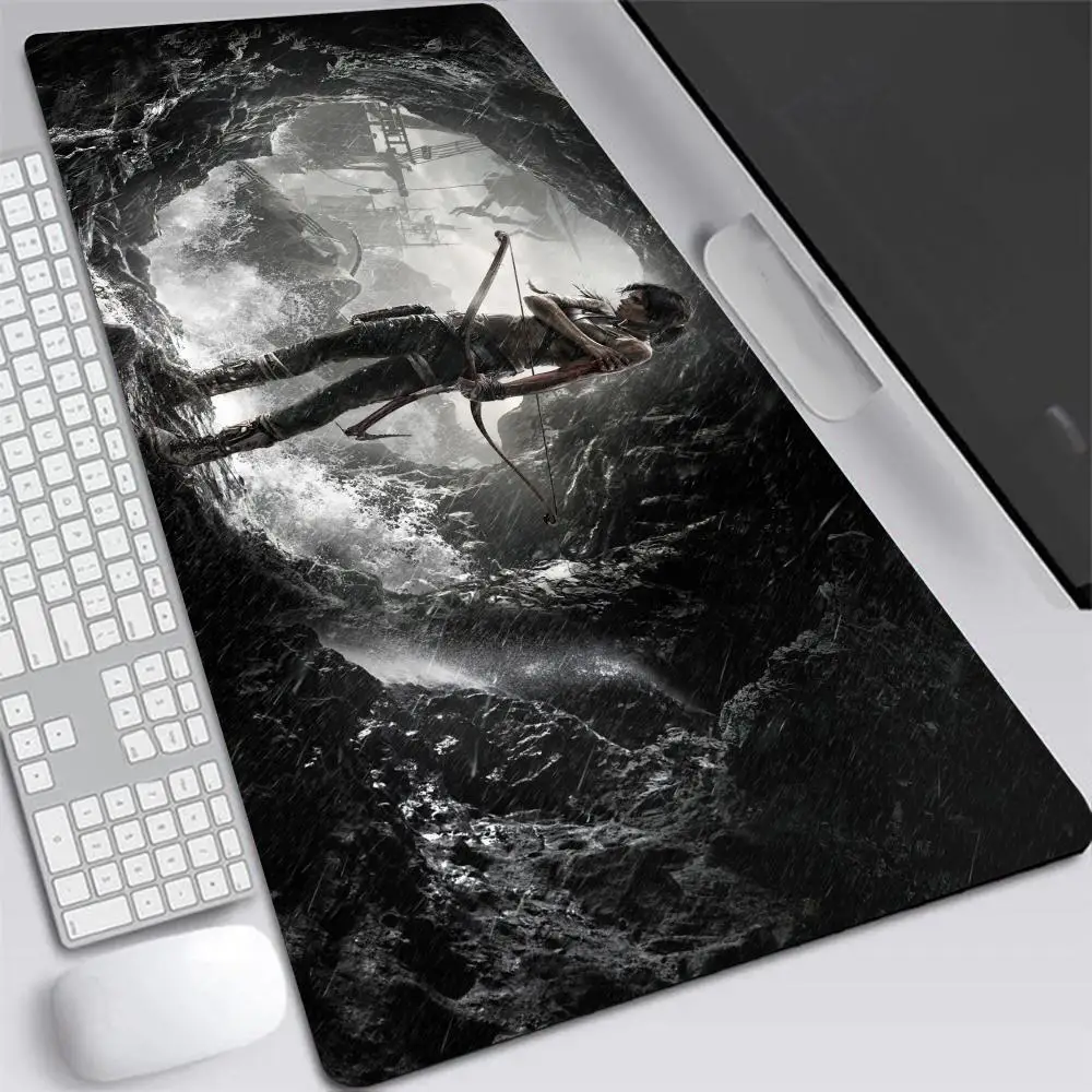 

Game Rise of the Tomb Raider Mousepad Large Gaming Compute Gamer PC Keyboard Mouse Mat